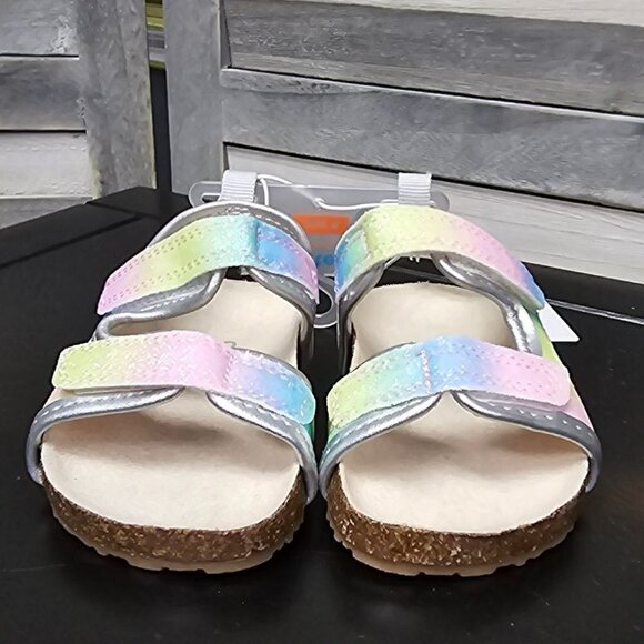 Baby Girls' Rainbow Olive First Walker Sandals | Carter's Just One You | 3 - Picture 3 of 11